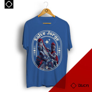 Camiseta Azul - São Jorge - Santo Guerreiro