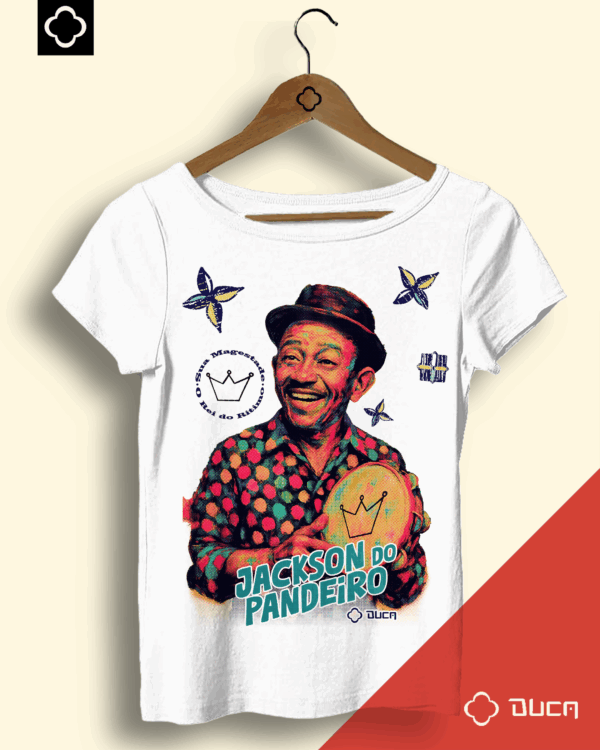 Baby Look Branca - Jackson do Pandeiro Guache