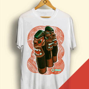 T-shirt Branca - Carrancas em Xilo