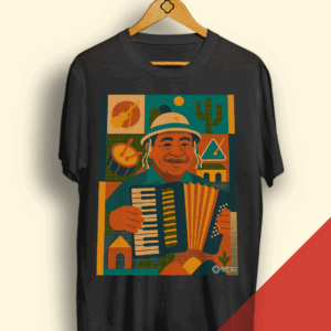T-shirt Preta - Dominguinhos Geométrico