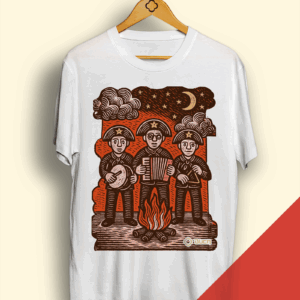 Camiseta Branca - Trio Nordestino - Mestre Vitalino