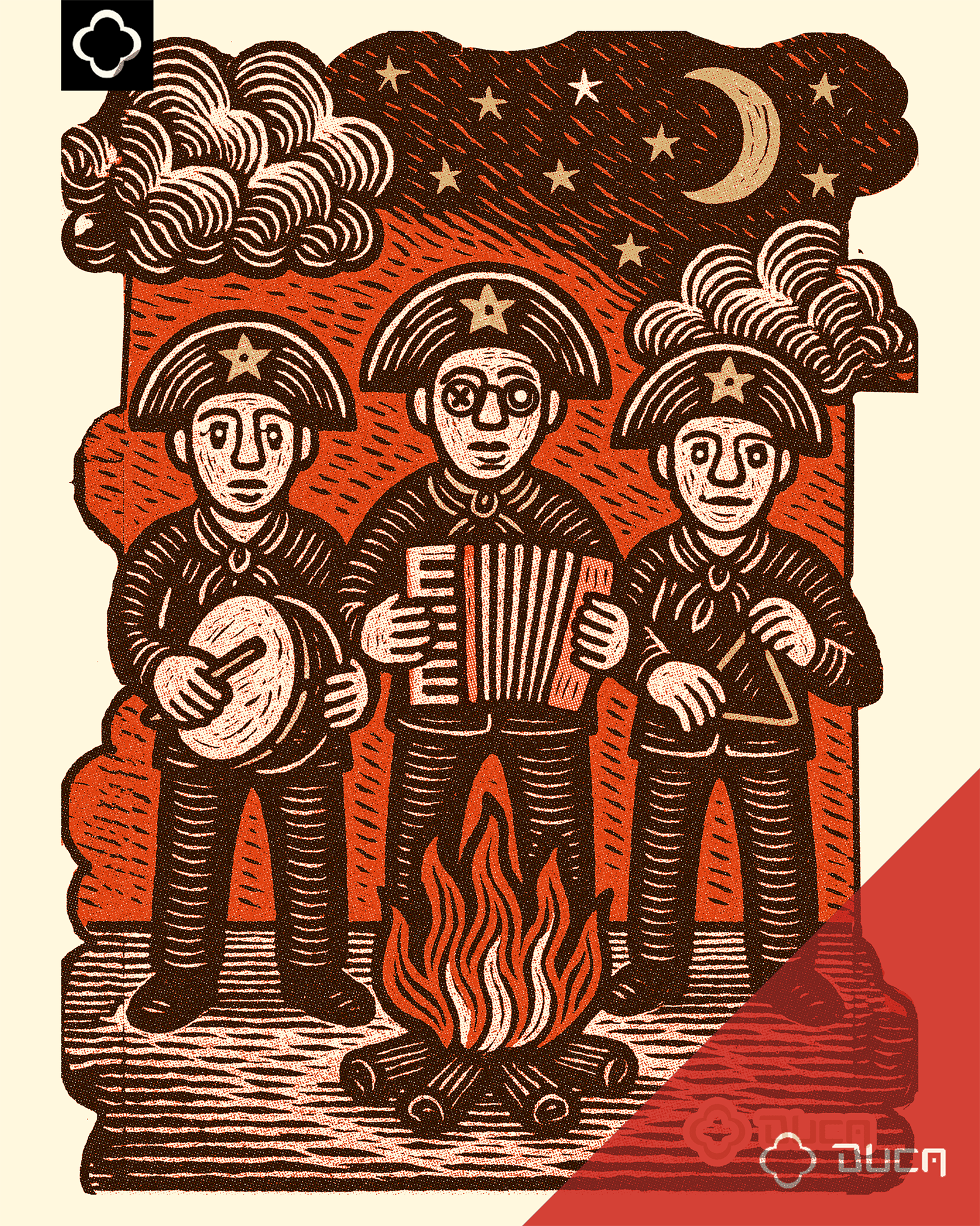 Camiseta Branca - Trio Nordestino - Mestre Vitalino - Imagem 2