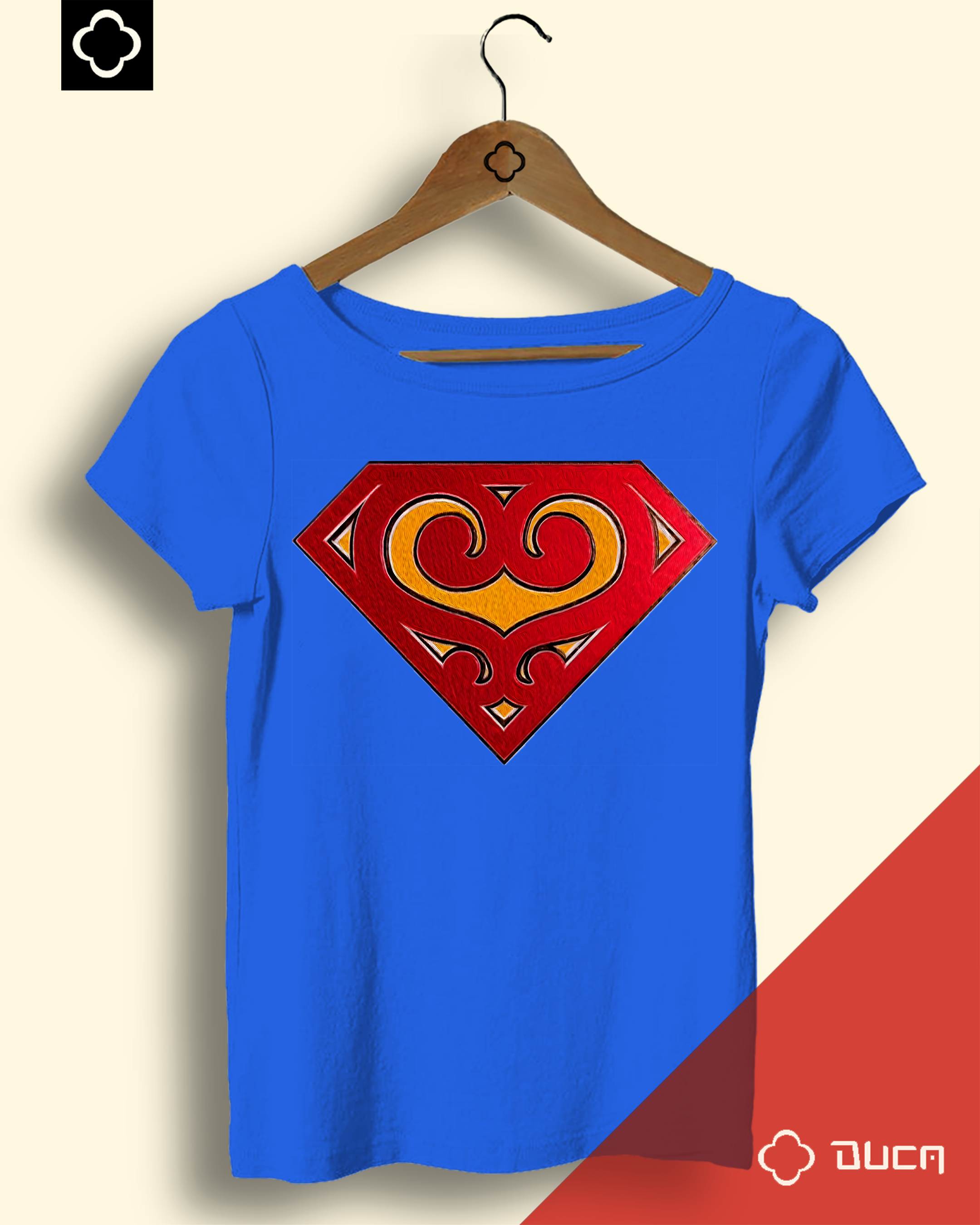 baby look azul - Sankofa - Super