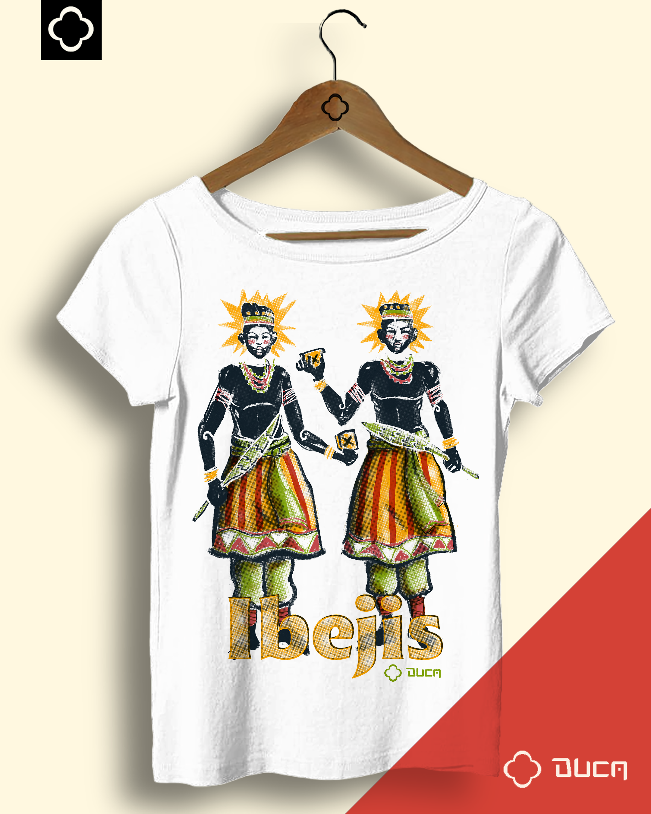 Baby look Branca - Ibejis - doces e cores