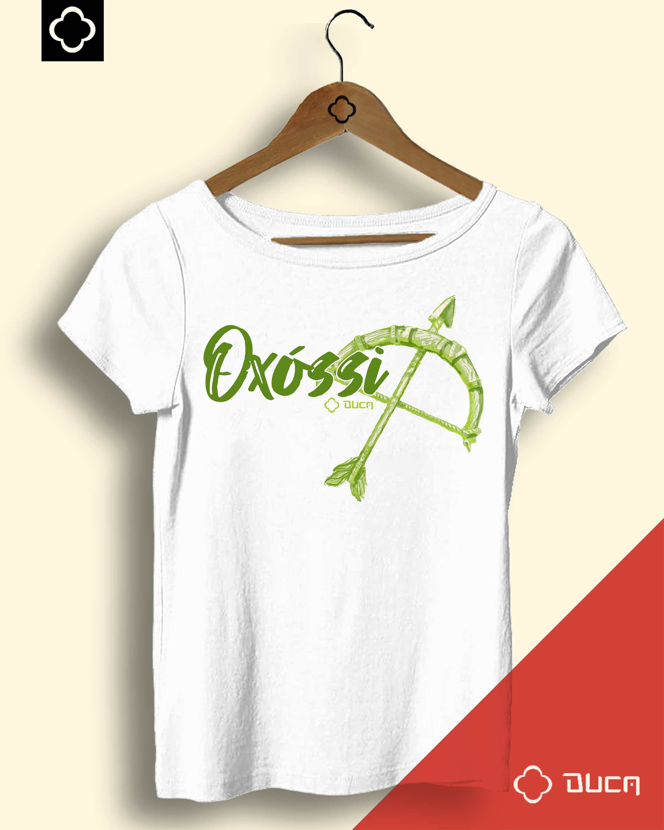 Baby look Branca - Oxossi Ofá