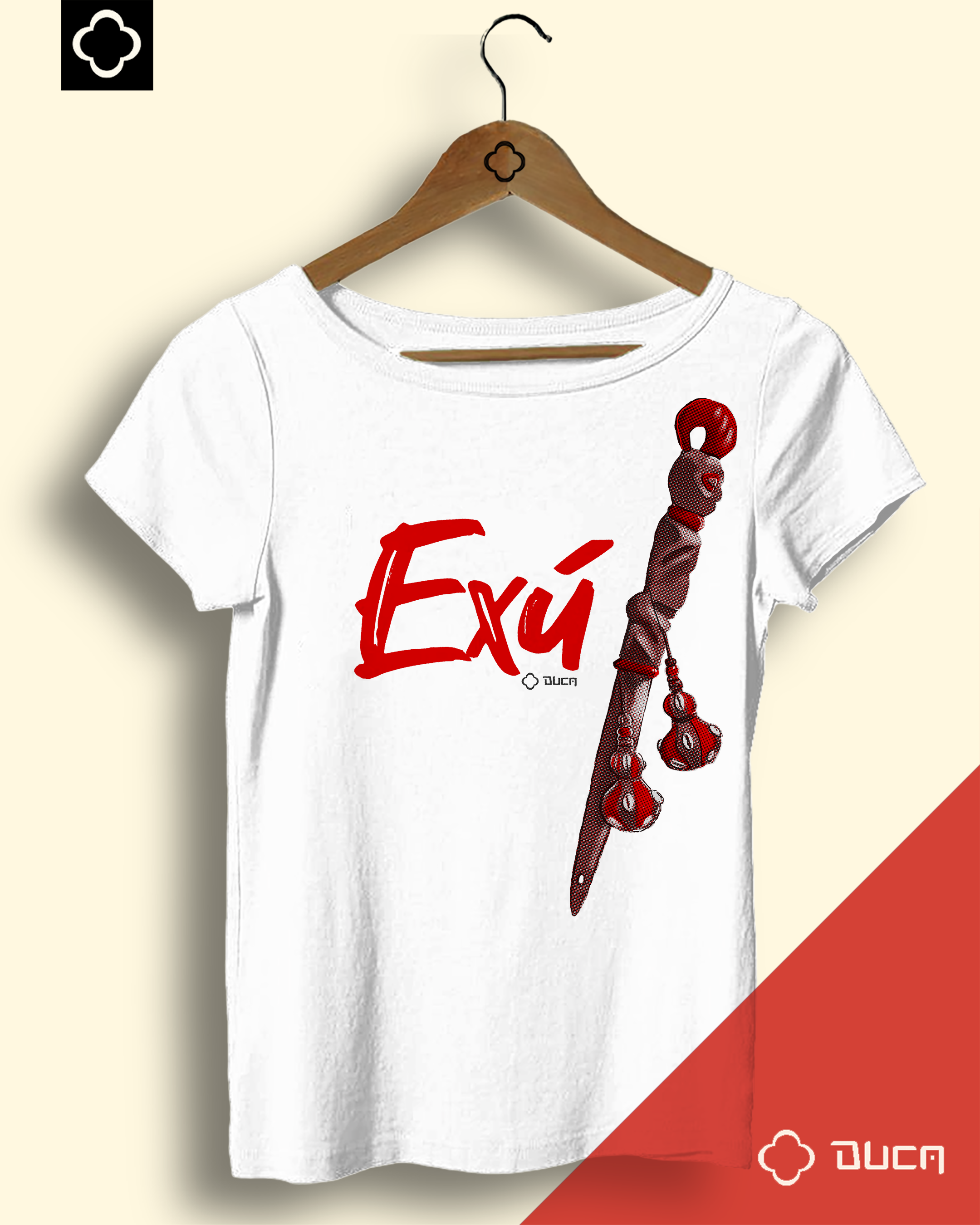 Baby look Branca - Exú