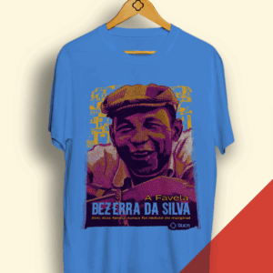 T-shirt Azul - Bezerra da Silva - A Favela