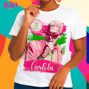 Baby look Branca - Cartola - Estação primeira de Mangueira (cópia)