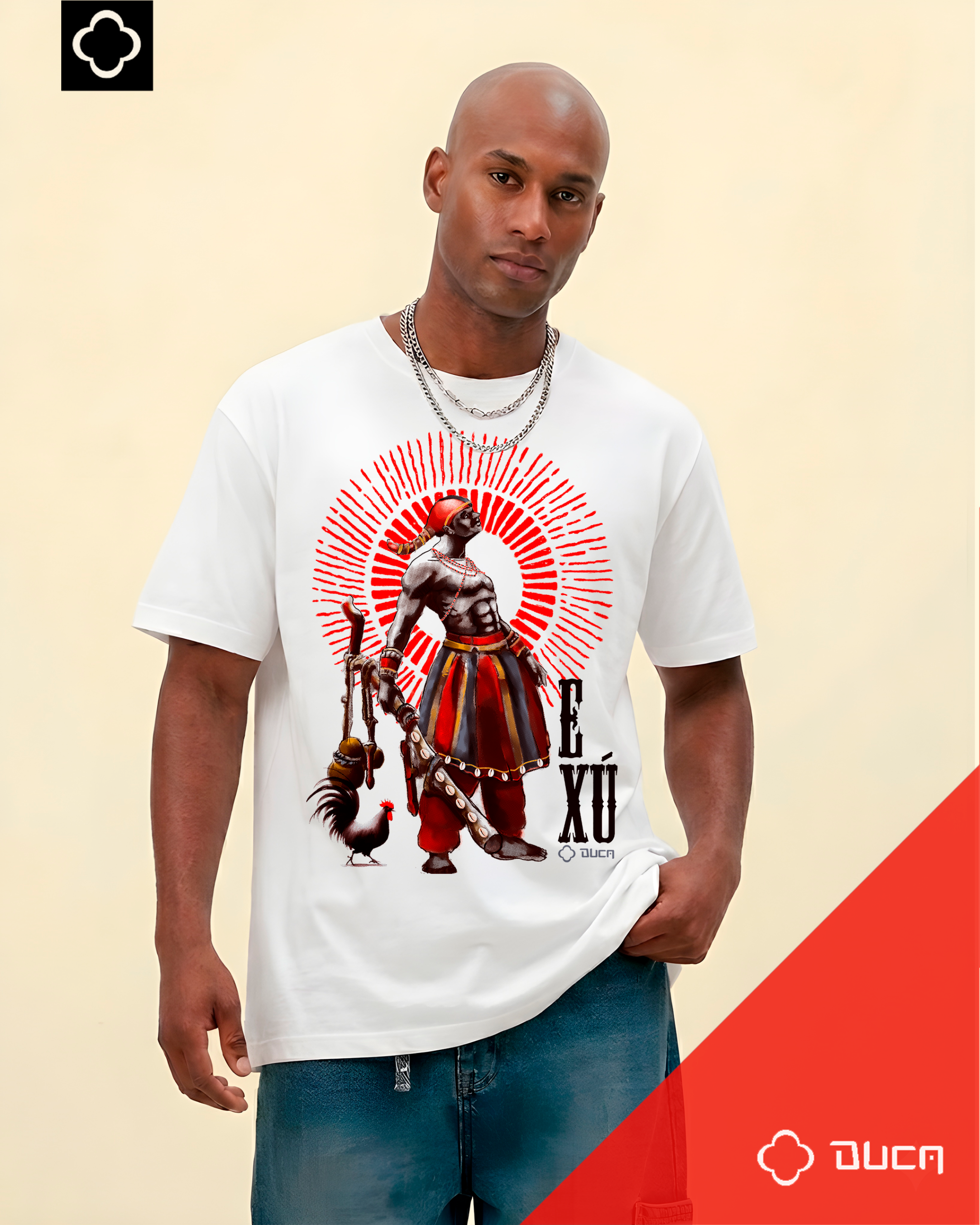 Tshirt Exu com o Galo - Imagem 3