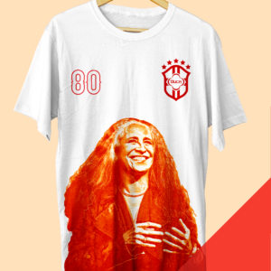 Tshirt Maria Bethânia - menina de Oyá - Branca
