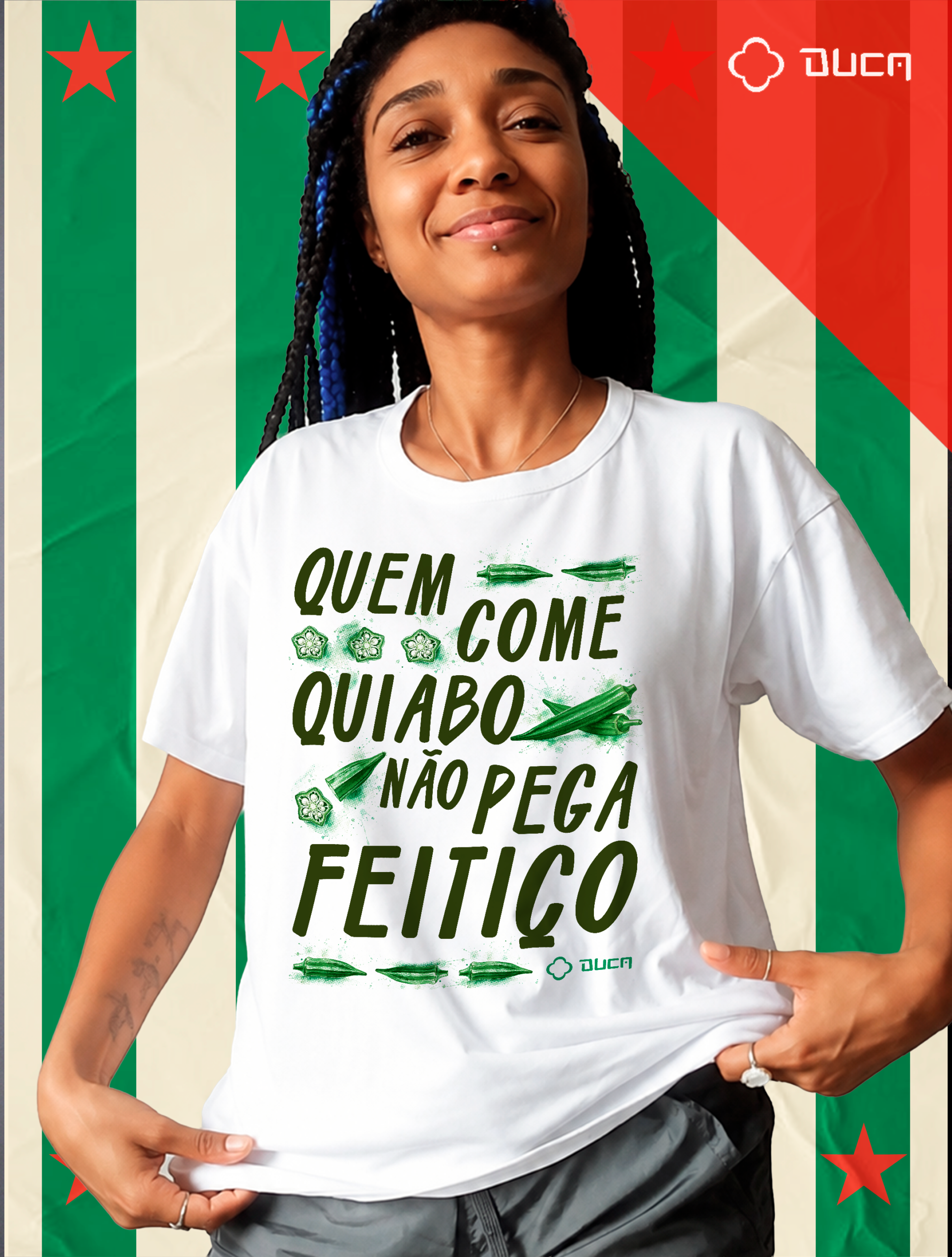 Baby look - Quem come quiabo não pega feitiço (cópia) - Imagem 3